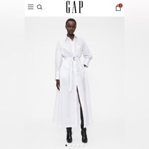 Gap cotton poplin dress